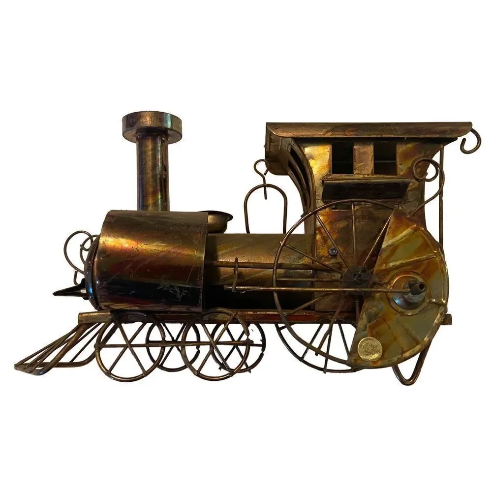 HTC Tin Old Steam Engine Music Box - Plays: “ Chatta Nooga Choo Choo”